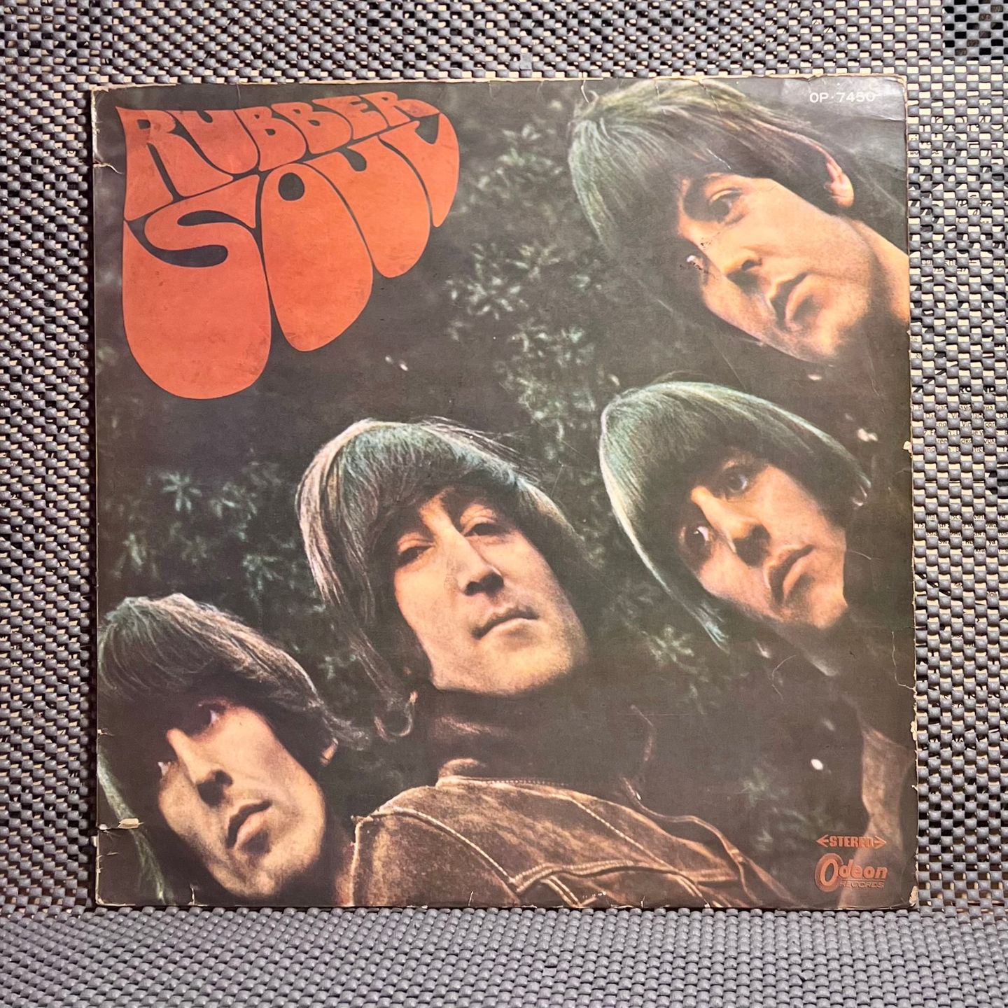 The Beatles - Rubber Soul [Vinyl LP - 1st Japan Press - 1966 - Odeon OP·7450 Red Everclean - VG/VG no Obi, No Insert] Rock | Odeon (OP·7450) - main
