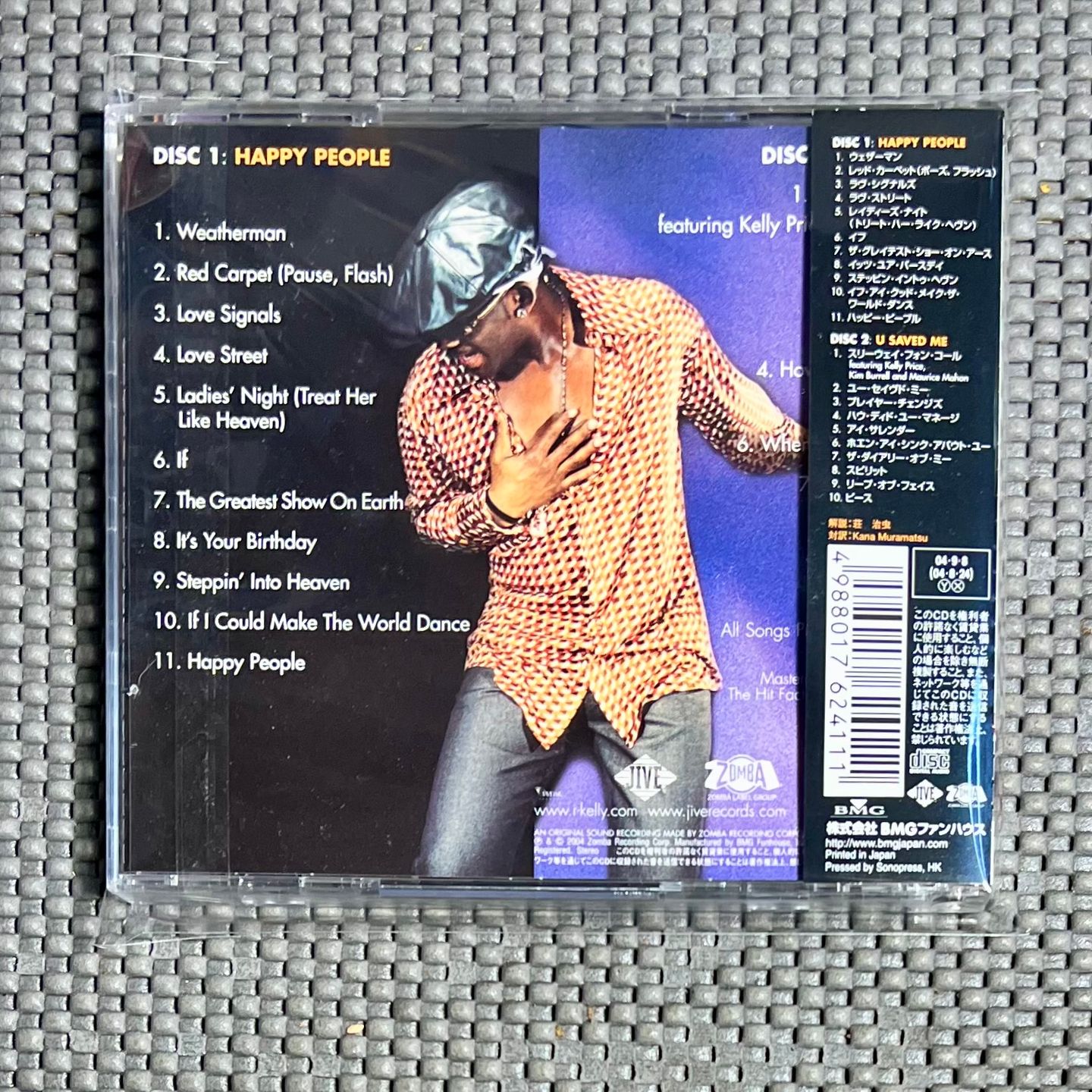 R. Kelly - Happy People / U Saved Me [2x CD - 1st Japan Press - 2004 - Jive BVCQ-28006/7 - NM/NM with Obi & Insert] Rap RnB | Jive (BVCQ-28006/7) - 2