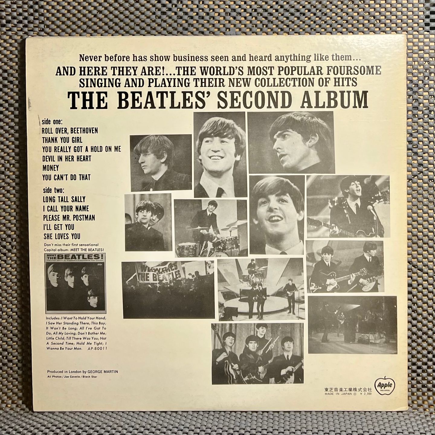 The Beatles - The Beatles' Second Album [Vinyl LP - Japan Press - Reissue 1973 - Apple AP-80012 - VG/EX Gatefold no Obi with Insert] Rock | Apple Records (AP-80012) - 6