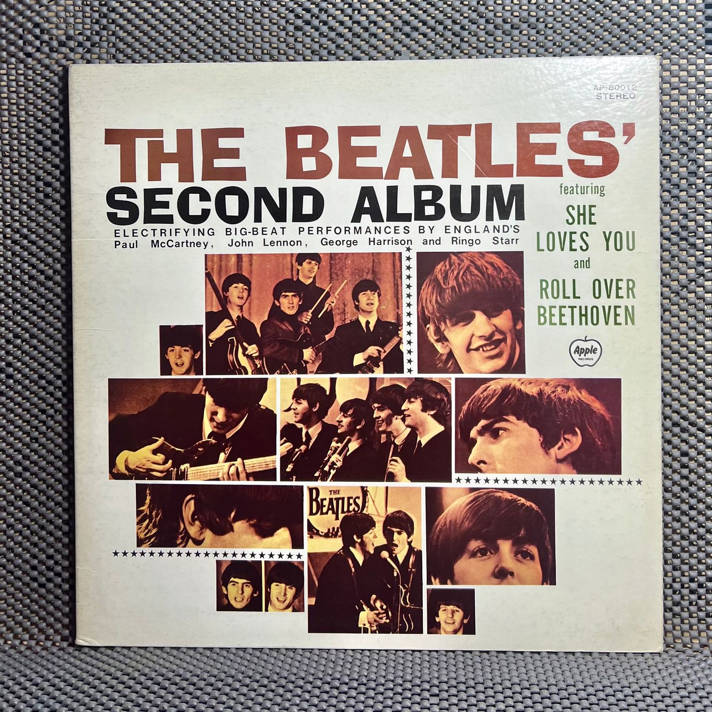 The Beatles - The Beatles' Second Album [Vinyl LP - Japan Press - Reissue 1973 - Apple AP-80012 - VG/EX Gatefold no Obi with Insert] Rock | Apple Records (AP-80012) - main