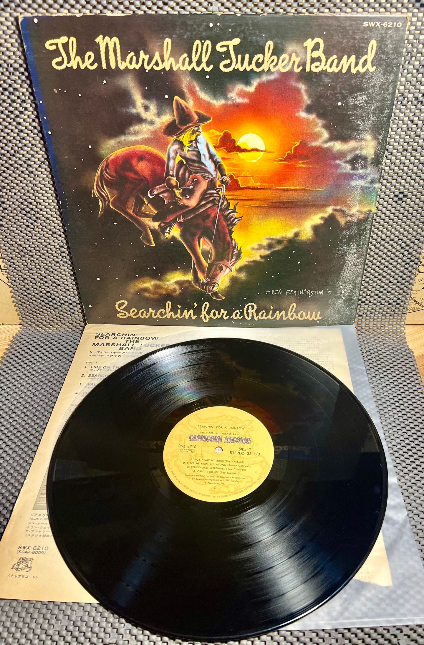 The Marshall Tucker Band - Searchin' For A Rainbow [Vinyl LP - 1st Japan Press - 1975 - Capricorn Records SWX-6210  - VG+/VG no Obi with insert] Southern Rock | Capricorn Records (SWX-6210) - 2