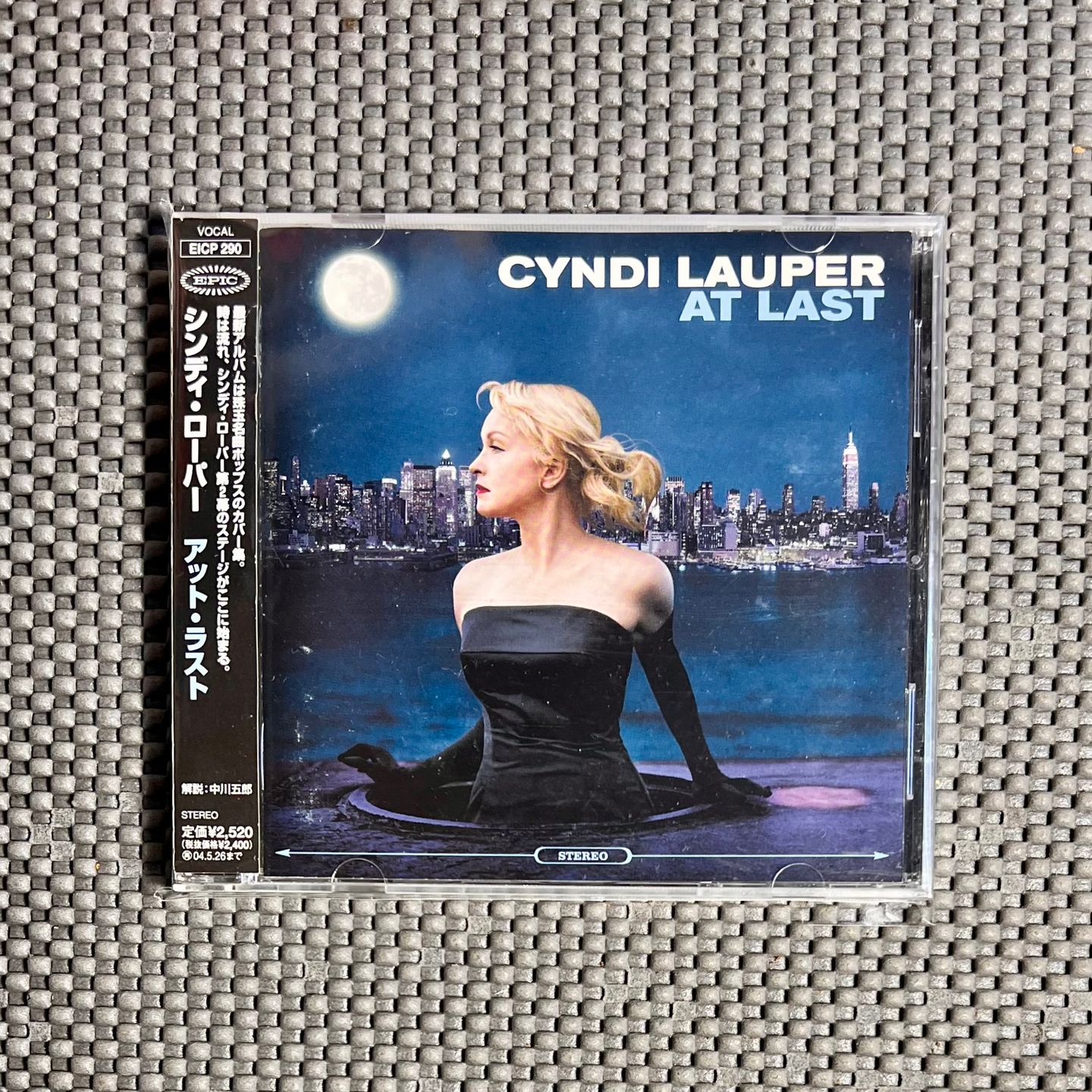 Cyndi Lauper - At Last [CD - 1st Japan Ed. 2003 - Epic EICP-290 - VG+/EX with Obi & Insert] Pop | Epic (EICP-290) - main