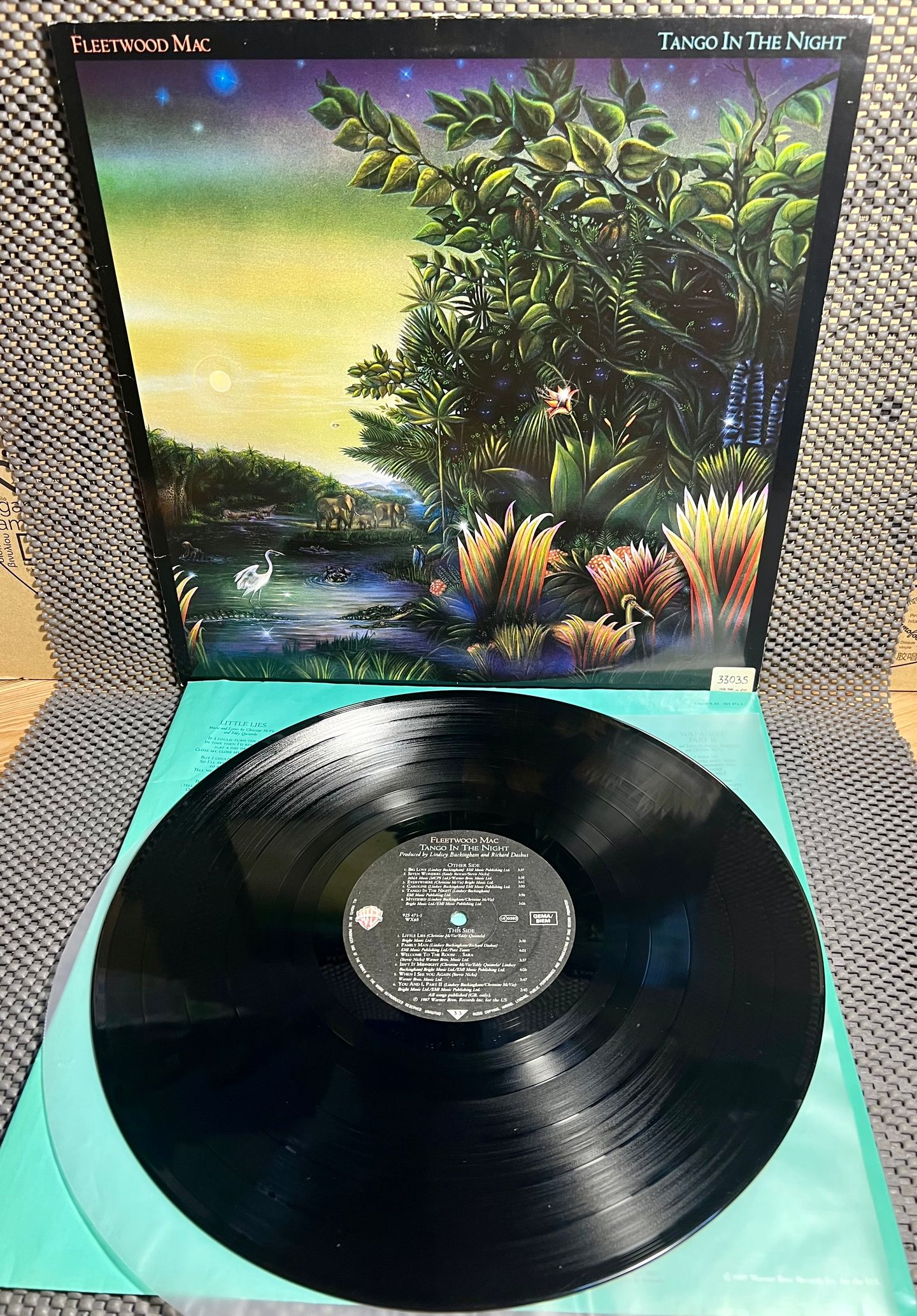 Fleetwood Mac - Tango In The Night [Vinyl, LP, Album, Repress, Lyntone Pressing - Warner Bros WX 65 - EU 1988 - EX/EX with OIS] | Warner Bros. Records (WX 65) - 2