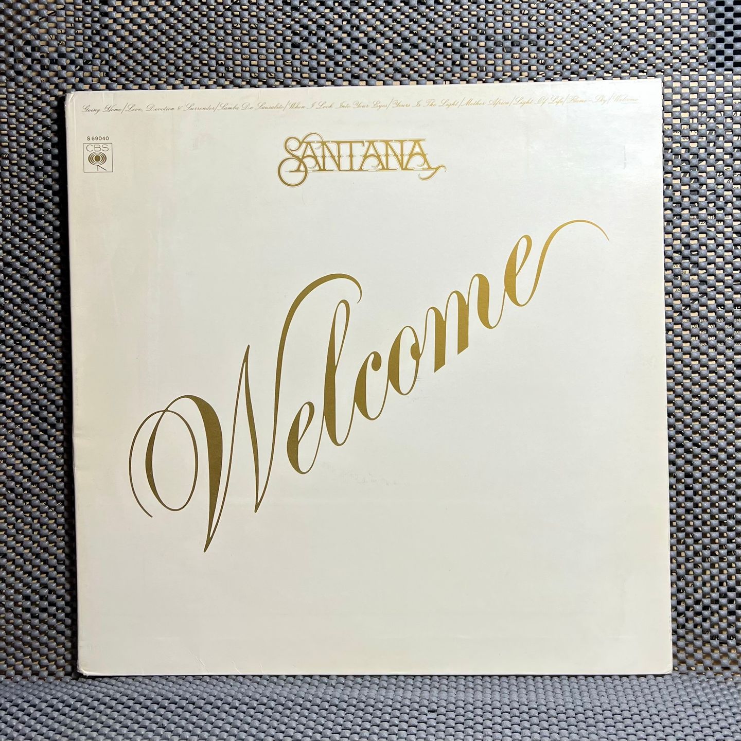 Santana - Welcome [Vinyl LP - 1st Press - EU 1973 - CBS S 69040 - Gatefold - EX to NM] | CBS (S 69040) - main