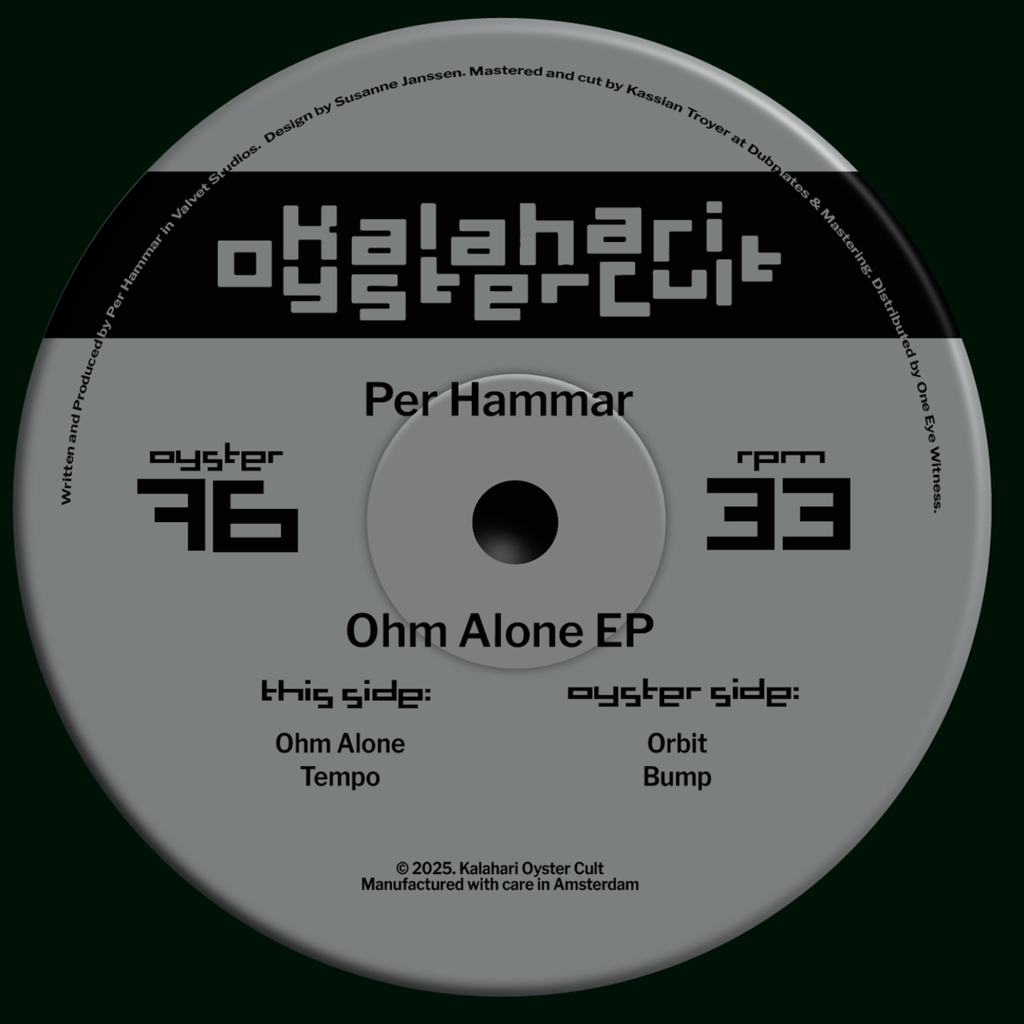 Per Hammar - Ohm Alone EP | Kalahari Oyster Cult (76)