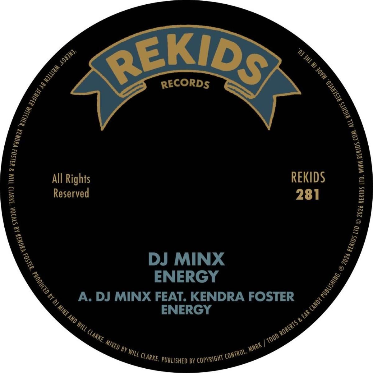 DJ Minx - Energy | Rekids (REKIDS281)
