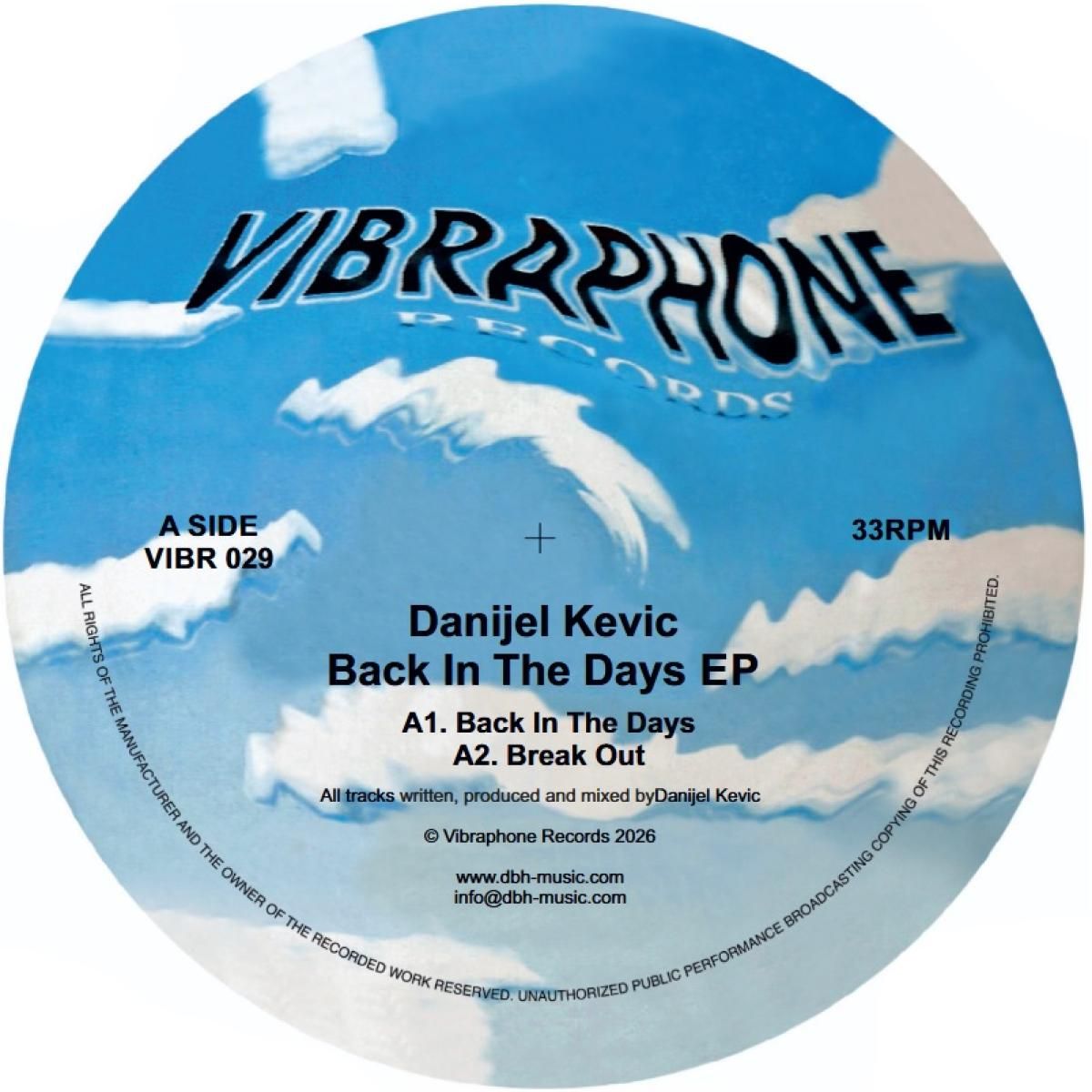 Danijel Kevic - Back In The Days EP | Vibraphone Records (VIBR029)
