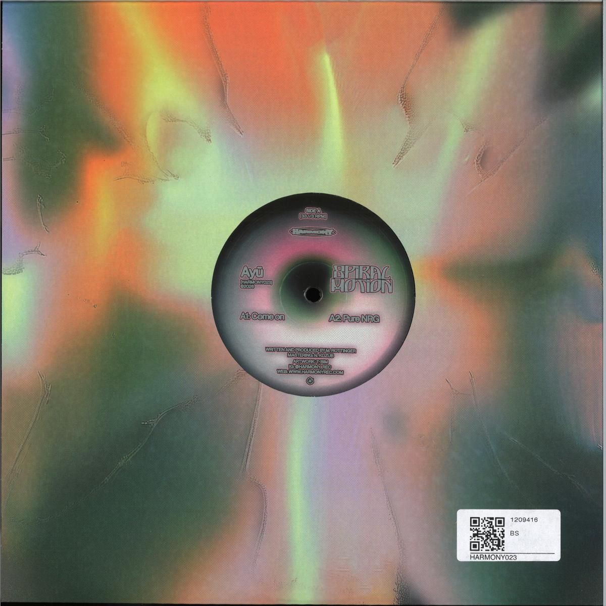 Ayū - Spiral Motion | Harmony Rec. (HARMONY023)