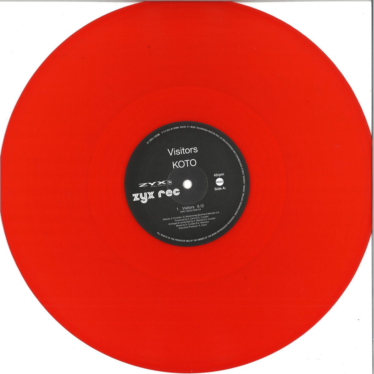 KOTO - Visitors | Zyx Music (MAXI1100-12)