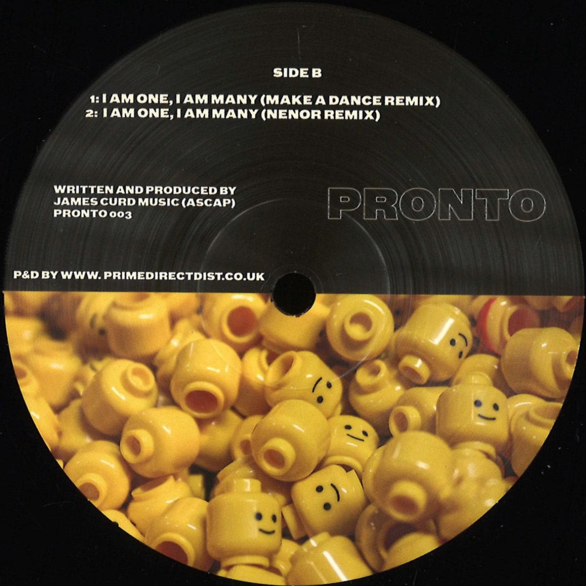 James Curd - I Am One, I Am Many | PRONTO (PRONTO003) James Curd - I Am One, I Am Many | PRONTO (PRONTO003)