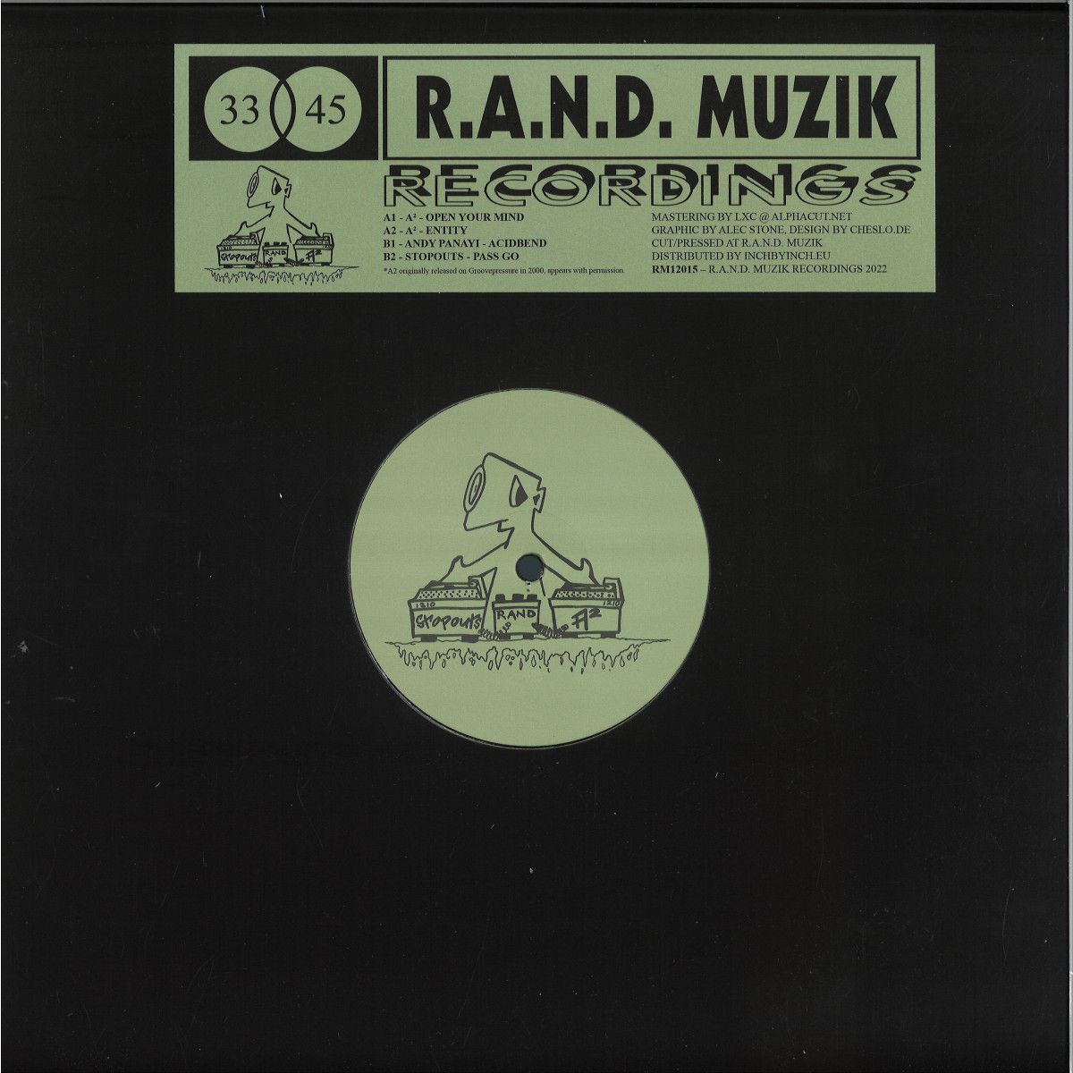A² & Stopouts & Andy Panayi - RM12015 | R.A.N.D. Muzik Recordings (RM12015) A² & Stopouts & Andy Panayi - RM12015 | R.A.N.D. Muzik Recordings (RM12015)