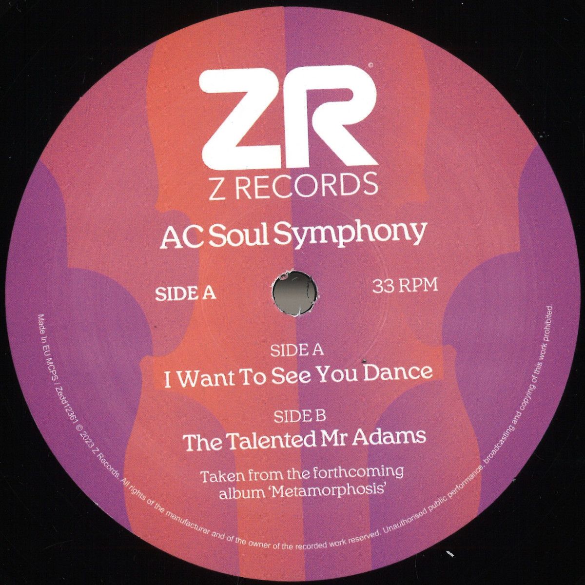 Ac Soul Symphony - I Want To See You Dance | Z Records (ZEDD12361) Ac Soul Symphony - I Want To See You Dance | Z Records (ZEDD12361)