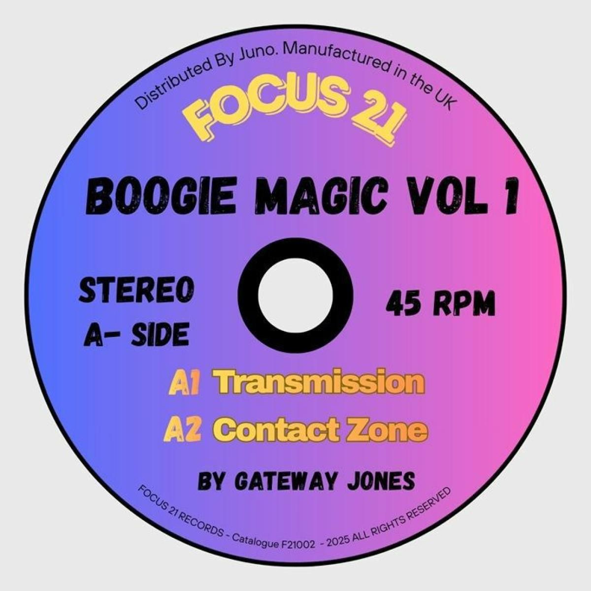 Gateway Jones - Boogie Magic Vol 1 | Focus 21 (F21002) Gateway Jones - Boogie Magic Vol 1 | Focus 21 (F21002)
