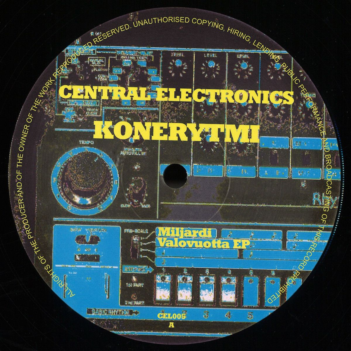 Konerytmi - Miljardi Valovuotta EP | Central Electronics (CEL005) Konerytmi - Miljardi Valovuotta EP | Central Electronics (CEL005)
