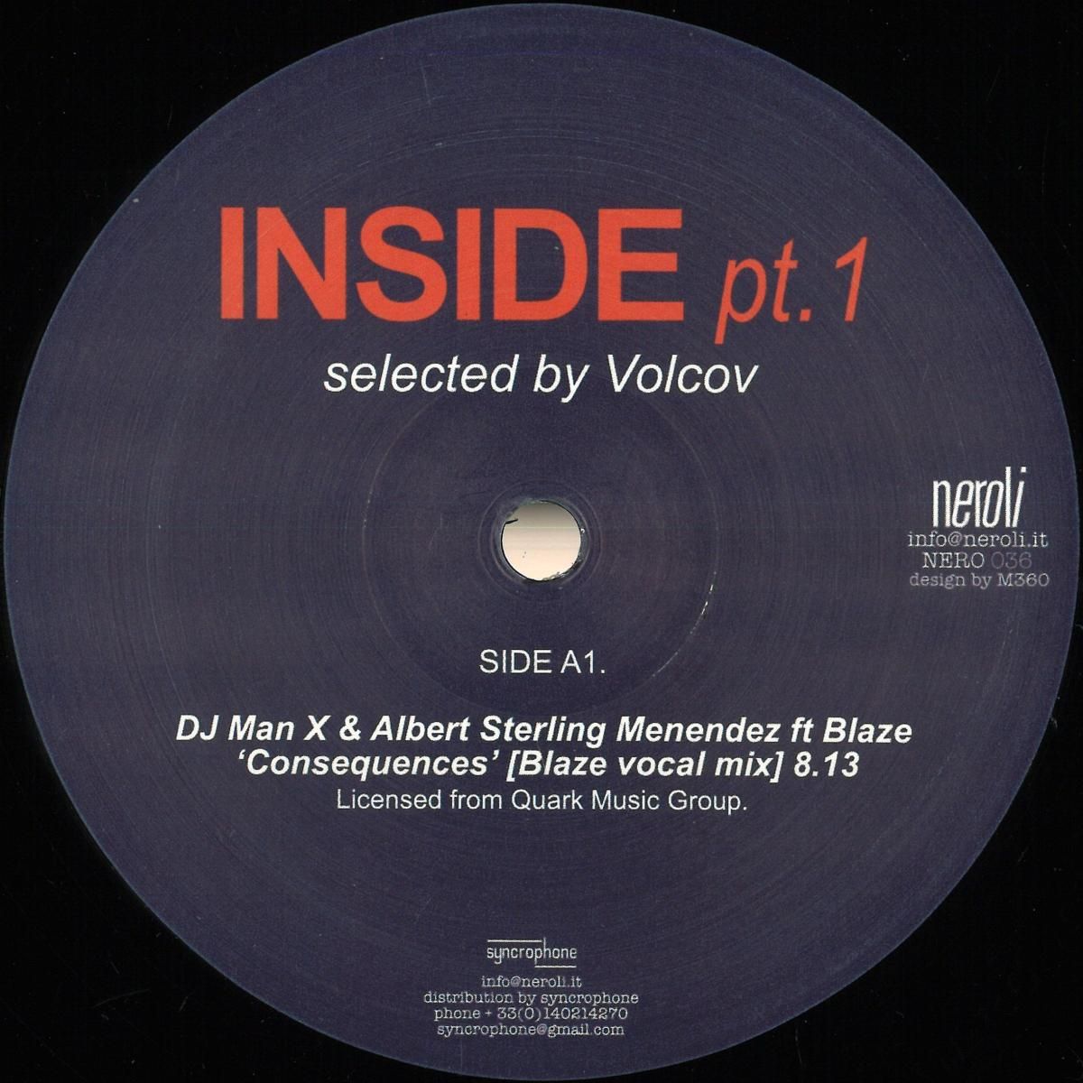 Various - Inside Vol. 1 Selected By Volcov | Neroli (NERO036) - main
