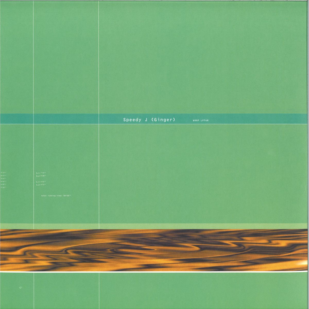 Speedy J - Ginger LP 2x12" | WARP (WARPLP14R) Speedy J - Ginger LP 2x12" | WARP (WARPLP14R)