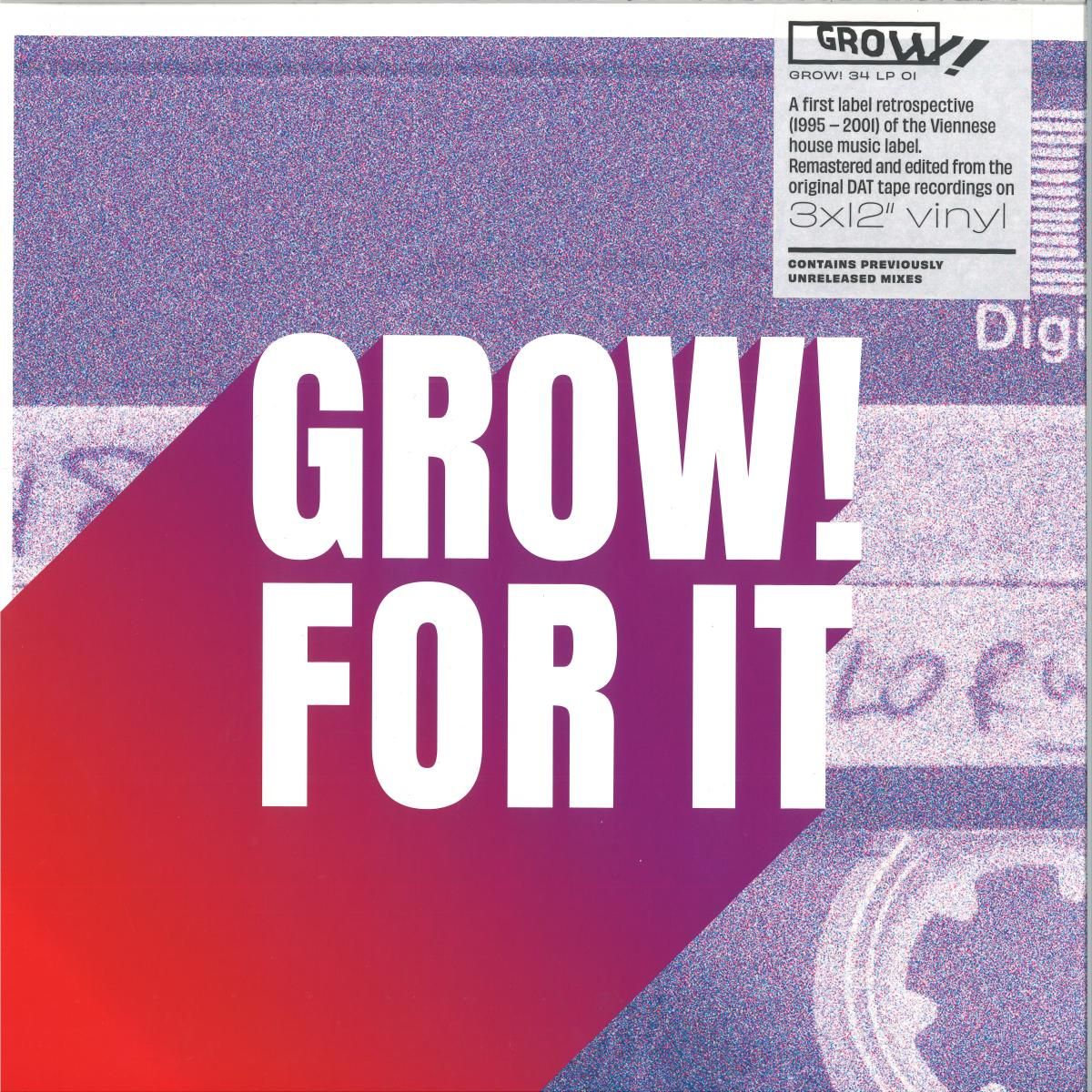 Various - Grow! For It LP 3x12" | Grow! (GROW!34LP01)