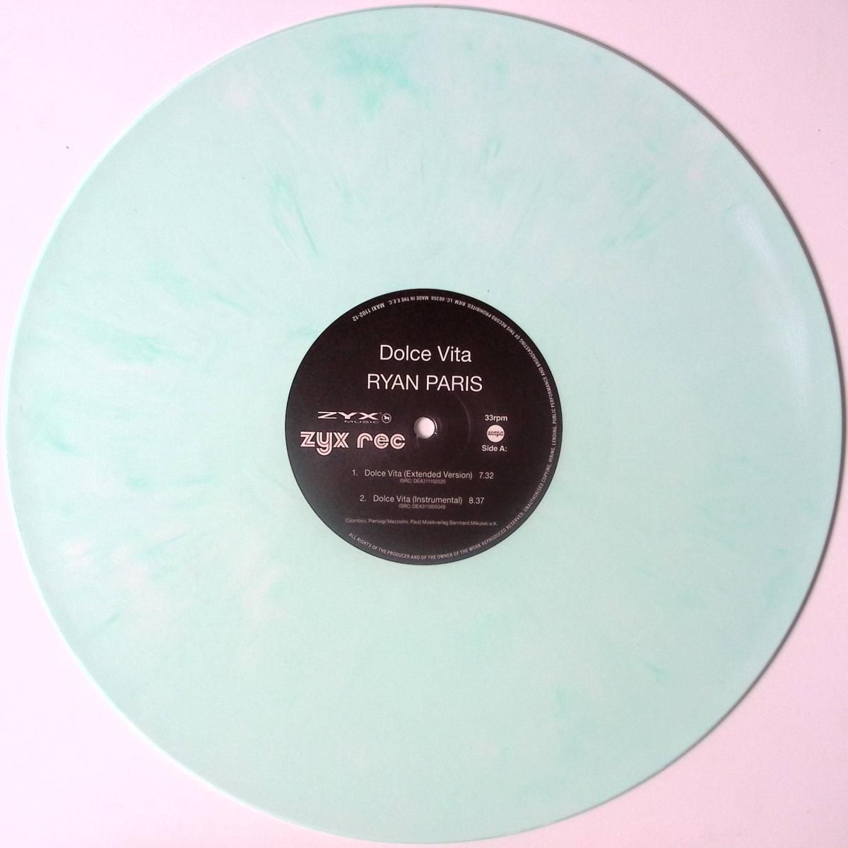 Ryan Paris - Dolce Vita | Zyx Music (MAXI1102-12) Ryan Paris - Dolce Vita | Zyx Music (MAXI1102-12)