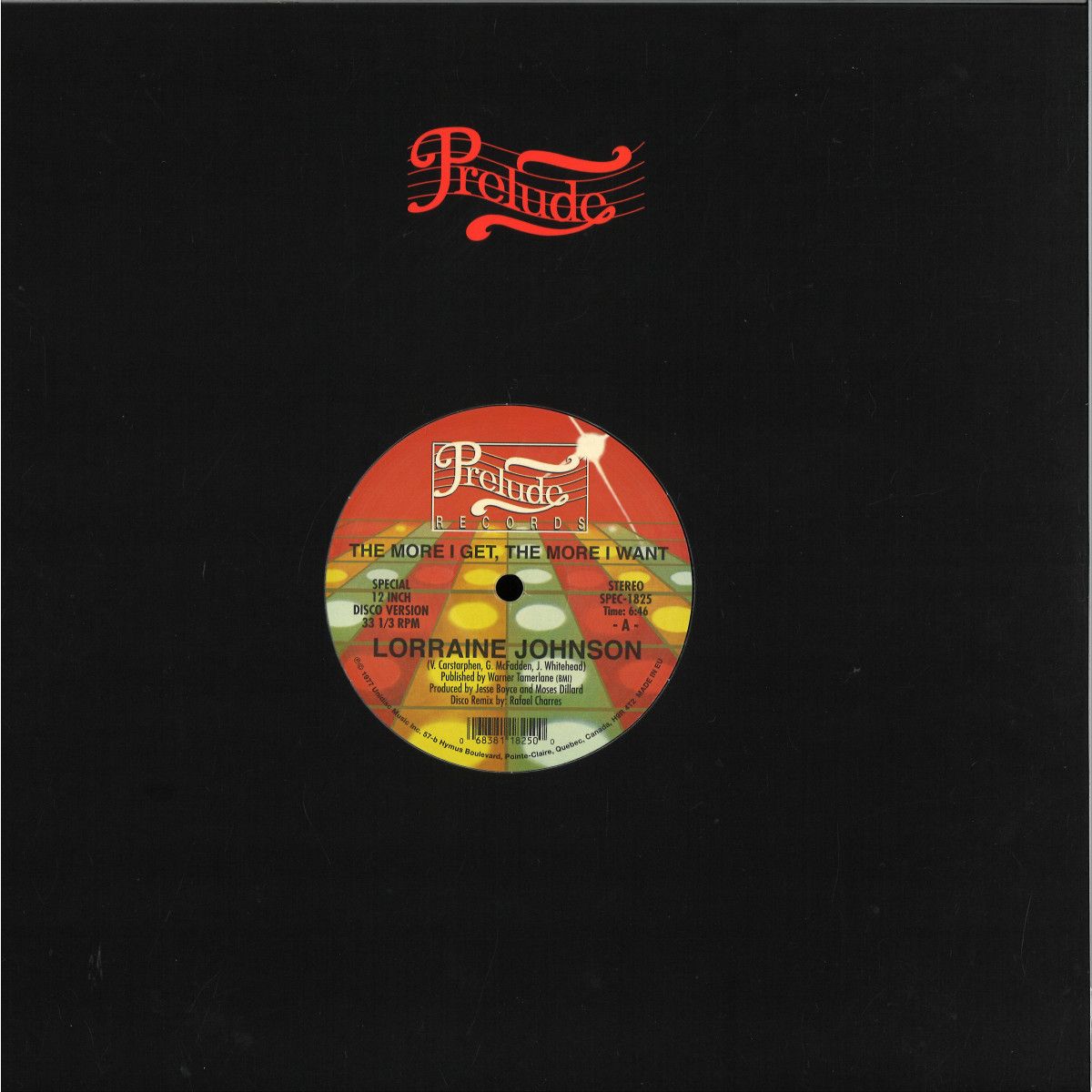 Lorraine Johnson - The More I Get, The More I Want / Feed The Flame | Prelude Records (SPEC1825) Lorraine Johnson - The More I Get, The More I Want / Feed The Flame | Prelude Records (SPEC1825)