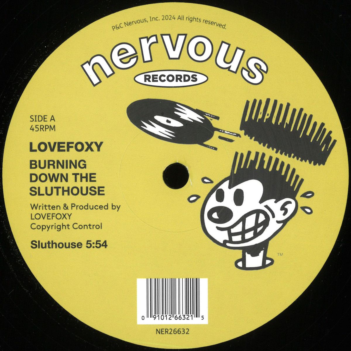 LOVEFOXY - Burning Down The Sluthouse | Nervous Records (NER26632) LOVEFOXY - Burning Down The Sluthouse | Nervous Records (NER26632)