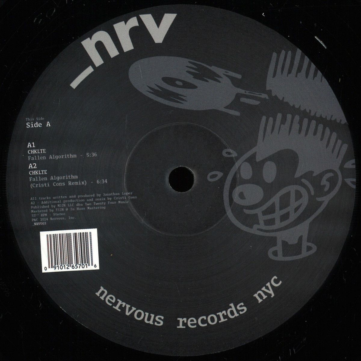CHKLTE - NRV003 (Incl. Cristi Cons Remix) | Nervous Records (NRV003) CHKLTE - NRV003 (Incl. Cristi Cons Remix) | Nervous Records (NRV003)