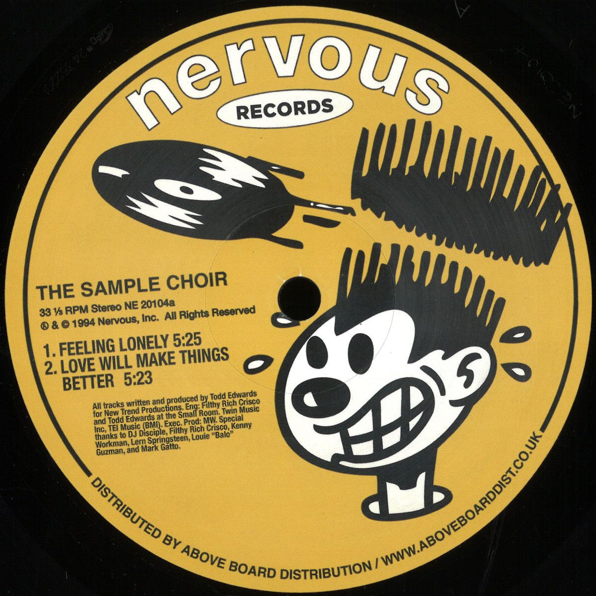 The Sample Choir - Feelin' Lonely | Nervous Records (NE20104) - main