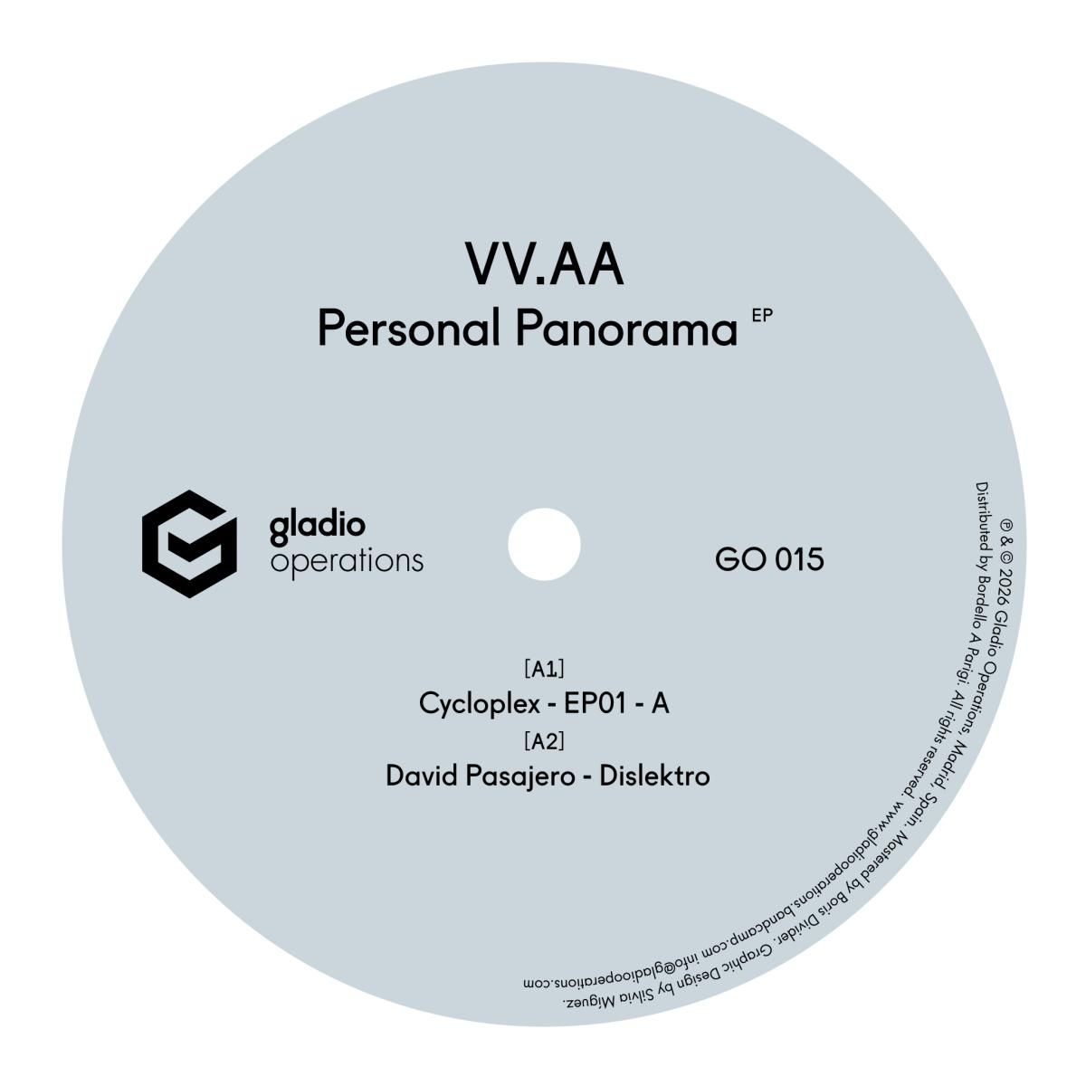 VARIOUS - PERSONAL PANORAMA EP | Gladio Operations (GO015) - main VARIOUS - PERSONAL PANORAMA EP | Gladio Operations (GO015) - main