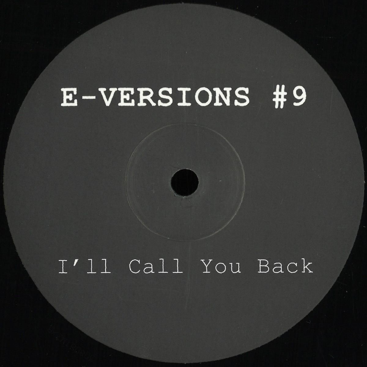 Mark E - E-VERSIONS # 9 | Merc Records (MERC028) - main Mark E - E-VERSIONS # 9 | Merc Records (MERC028) - main