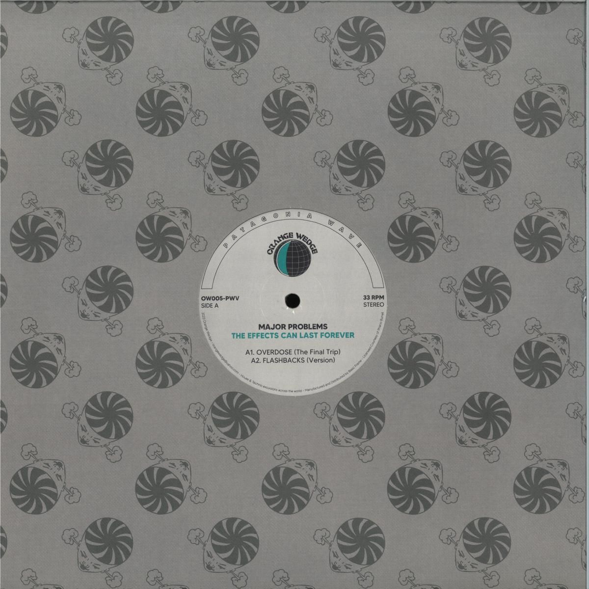 Major Problems - The Effects Can Last Forever | Orange Wedge (OW005-PWV) Major Problems - The Effects Can Last Forever | Orange Wedge (OW005-PWV)