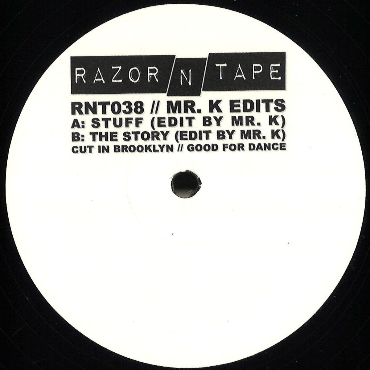Mr. K - Mr. K Edits | RAZOR N TAPE (RNT038)