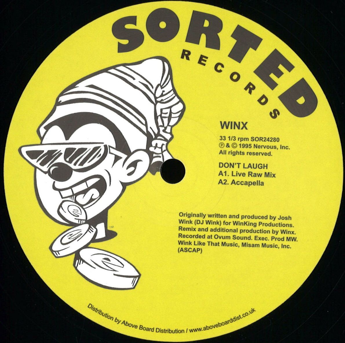 Winx & Richie Hawtin ( Remix) - Don't Laugh | Sorted Records (SOR24280) Winx & Richie Hawtin ( Remix) - Don't Laugh | Sorted Records (SOR24280)