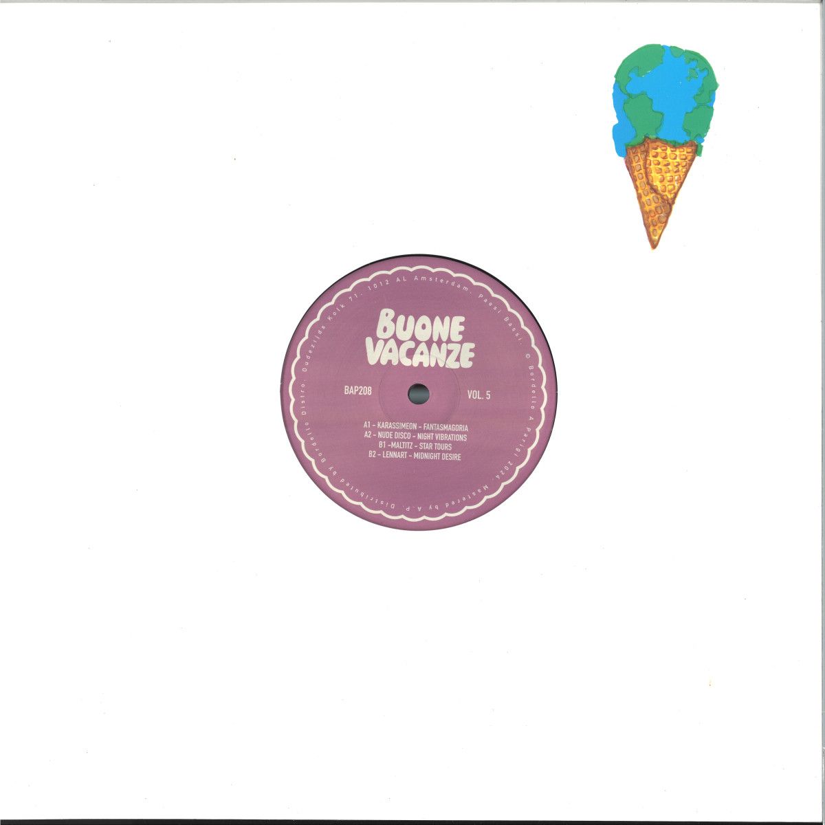 Various - BUONE VACANZE VOL. 5 EP | Bordello A Parigi (BAP208) Various - BUONE VACANZE VOL. 5 EP | Bordello A Parigi (BAP208)