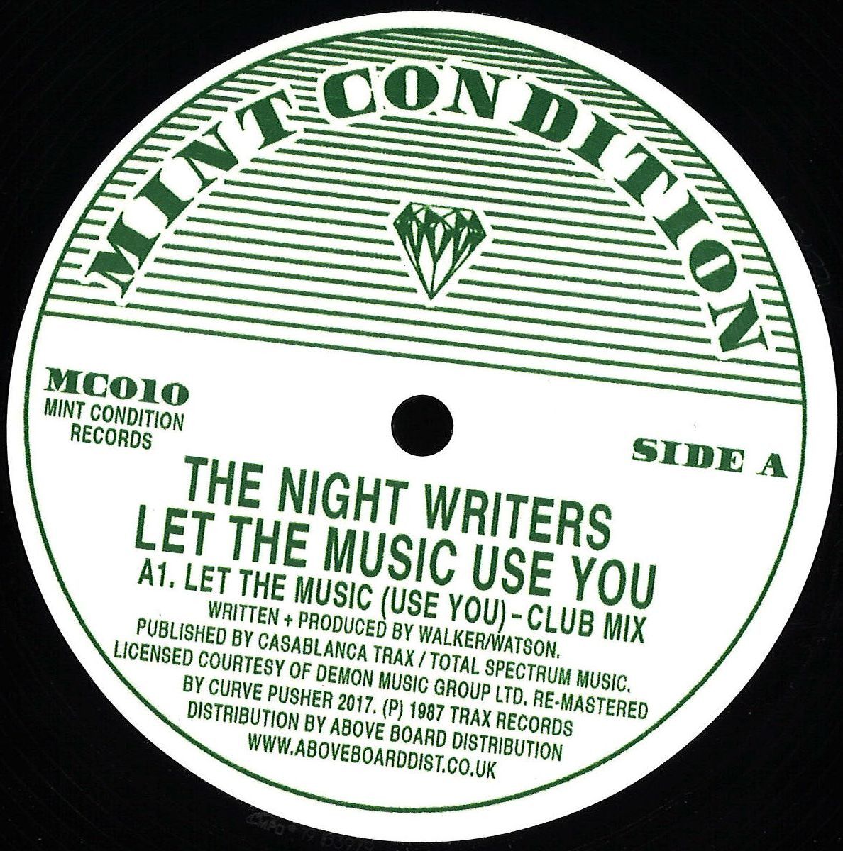 The Night Writers - Let The Music (use You) | Mint Condition (MC010)