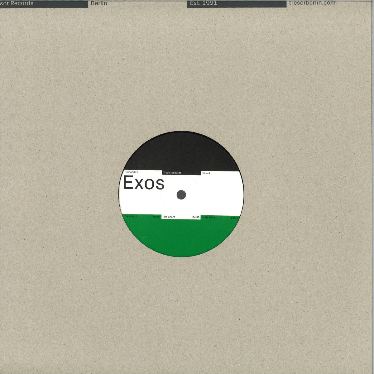 Exos - Green Light | Tresor (TRESOR371) - main Exos - Green Light | Tresor (TRESOR371) - main