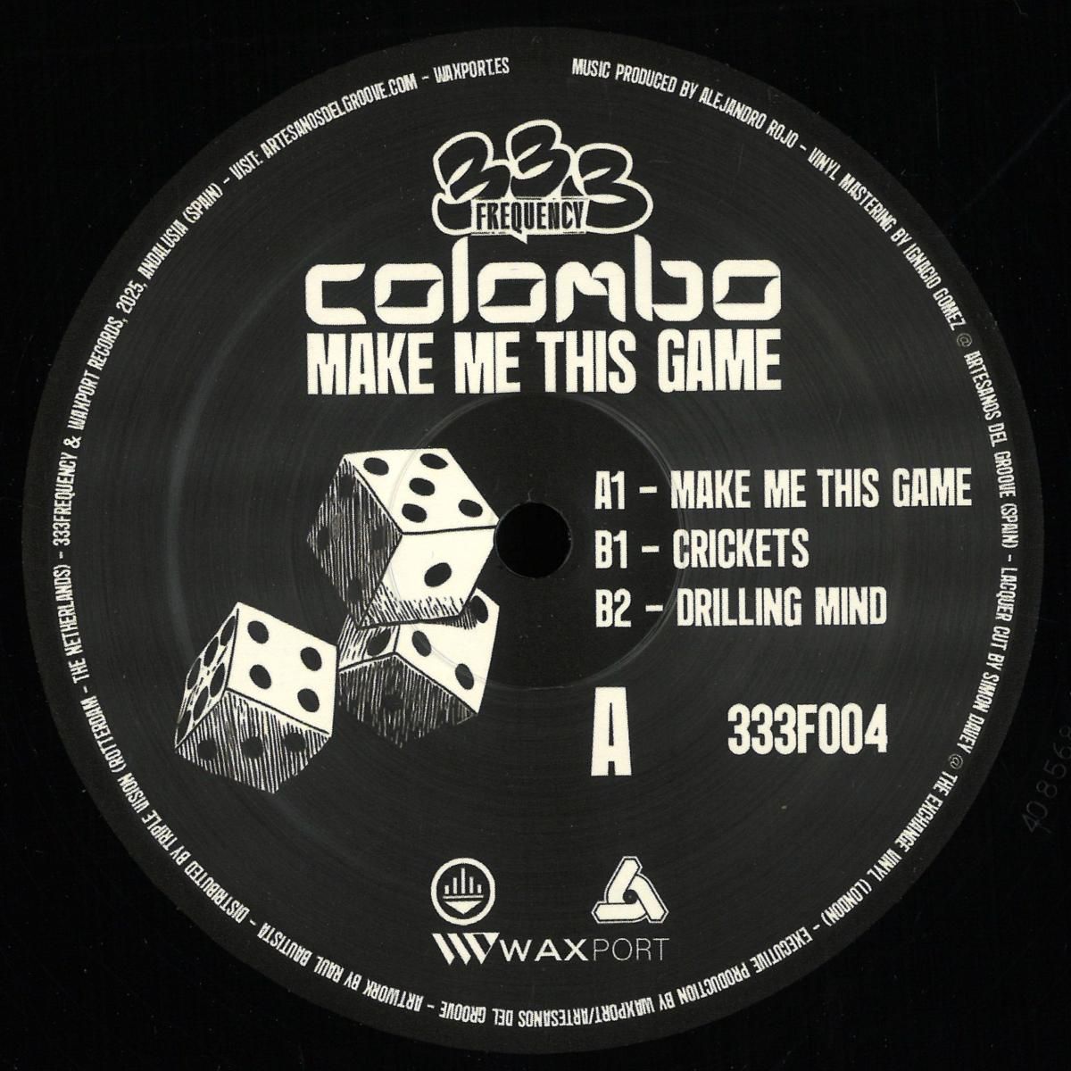 Colombo - Make Me This Game | 333 Frequency (333F004) - main Colombo - Make Me This Game | 333 Frequency (333F004) - main
