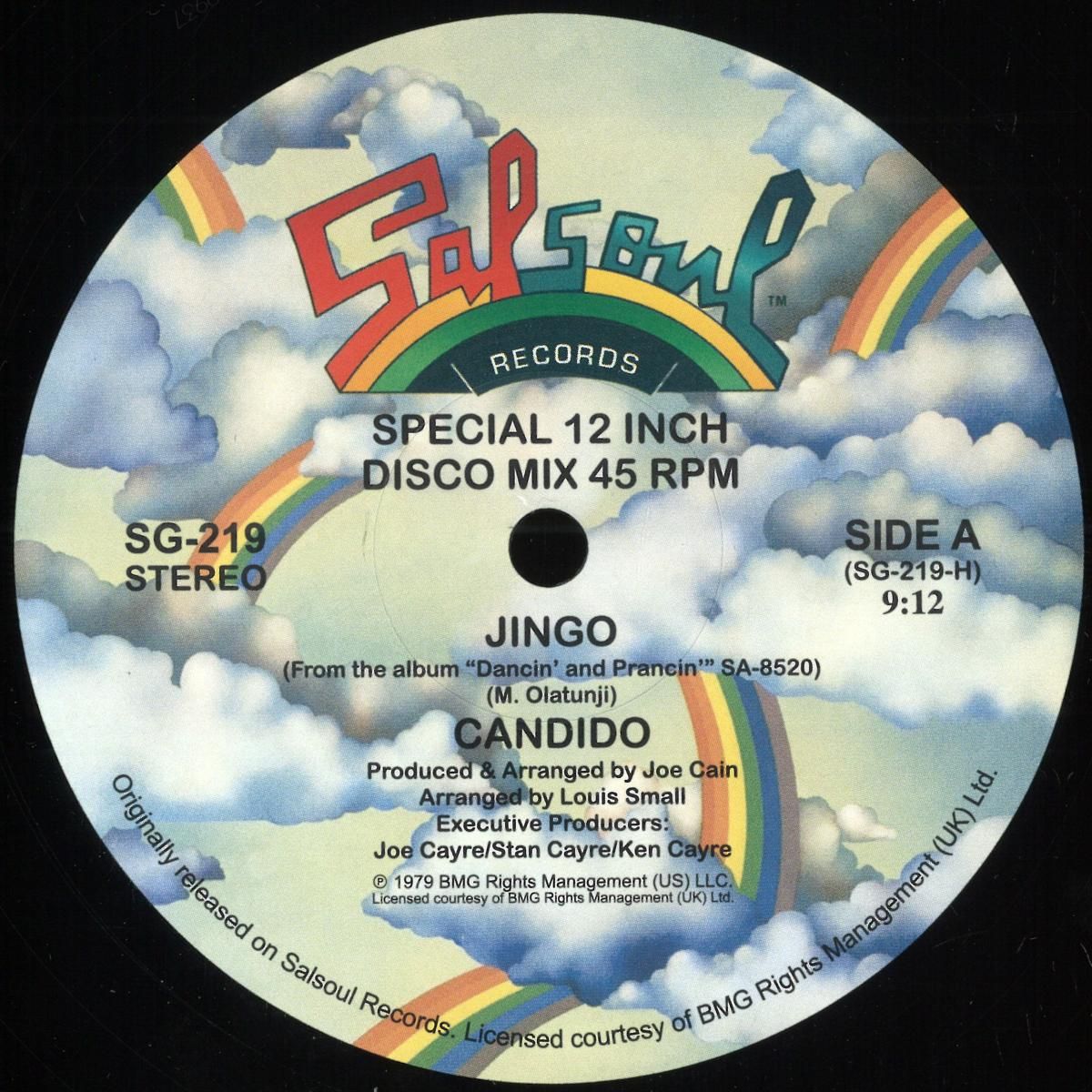 Candido - Jingo / Thousand Finger Man | Salsoul (SG219) - main