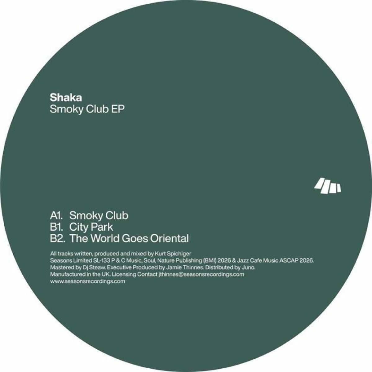 Shaka - Smoky Club EP | Seasons Limited (SL133)