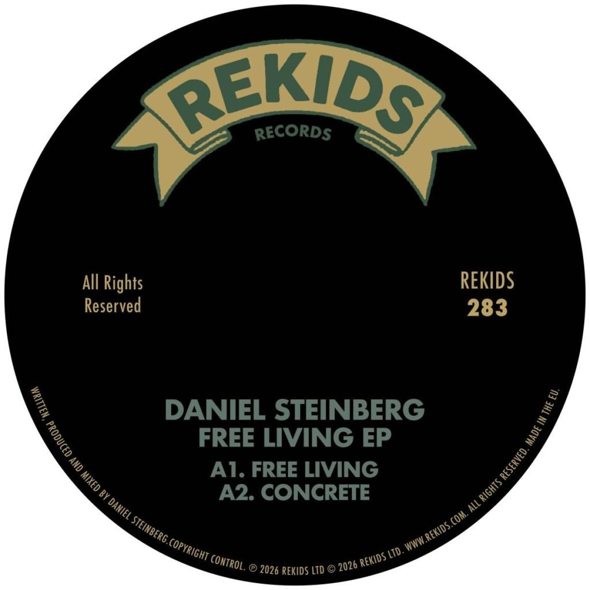 Daniel Steinberg - Free Living EP | Rekids (REKIDS283)