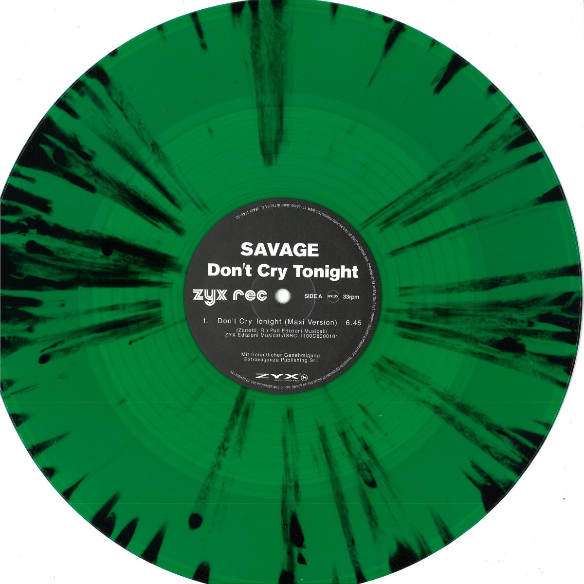 SAVAGE - Don't Cry Tonight | Zyx Music (MAXI1146-12) SAVAGE - Don't Cry Tonight | Zyx Music (MAXI1146-12)