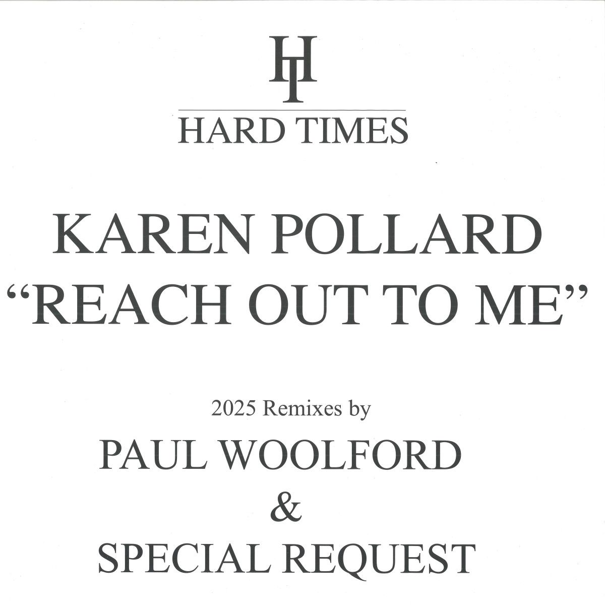 Karen Pollard - Reach Out To Me | Hard Times Records (HTRE011) Karen Pollard - Reach Out To Me | Hard Times Records (HTRE011)