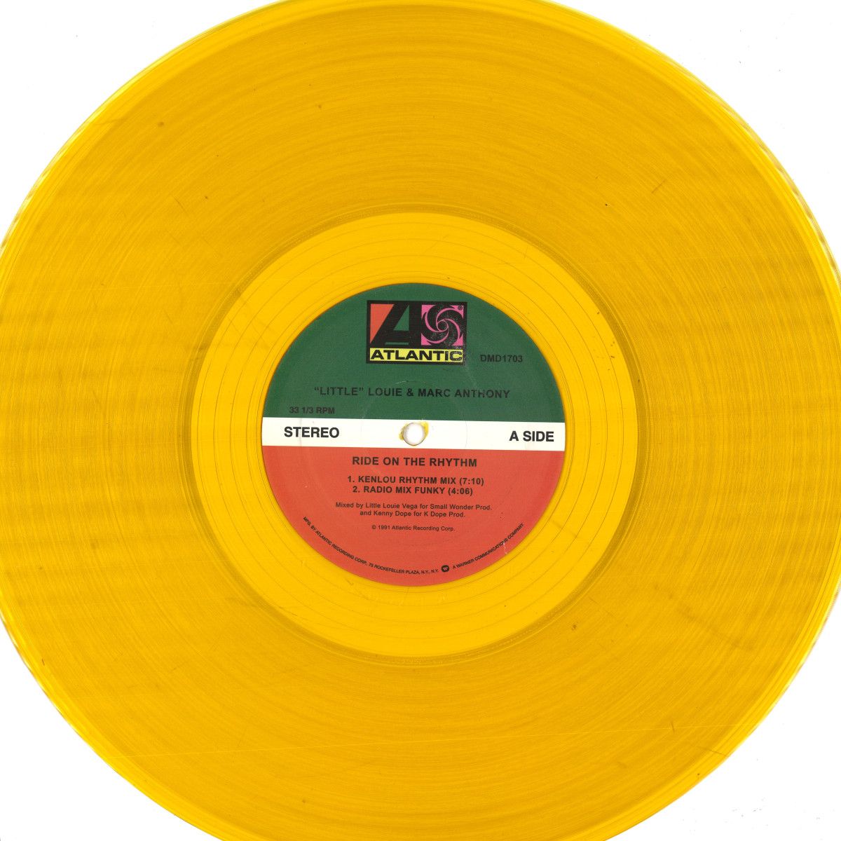 Louie Vega  &  Marc Anthony - Ride On The Rhythm | Atlantic (DMD1703)