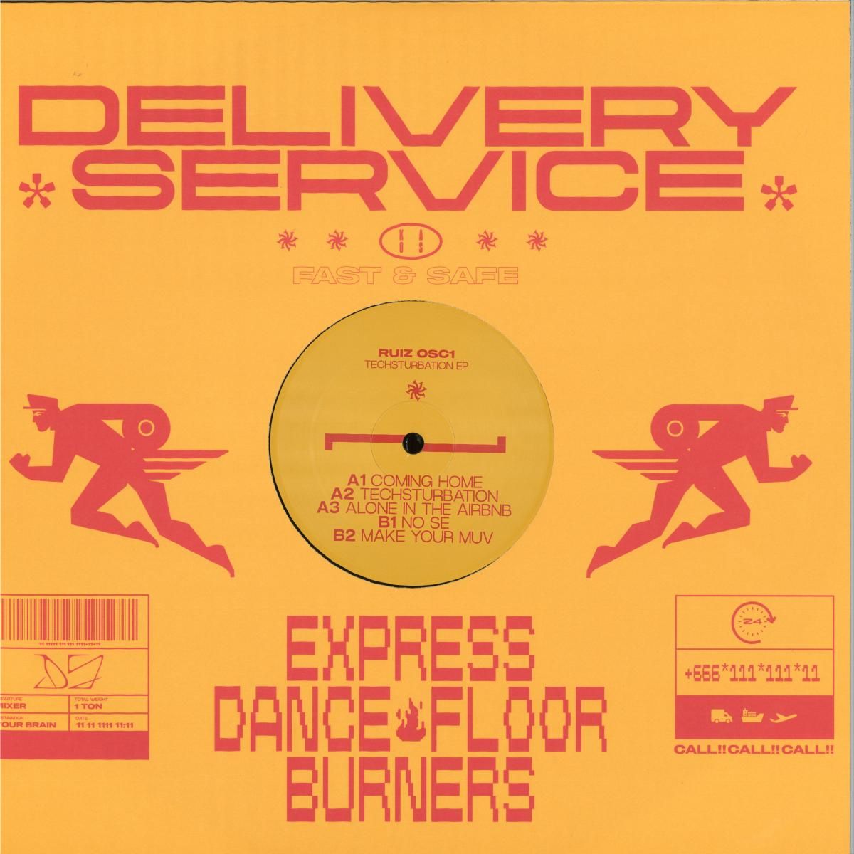 RUIZ OSC1 - TECHSTURBATION EP | KAOS (KAOS-DS05) RUIZ OSC1 - TECHSTURBATION EP | KAOS (KAOS-DS05)