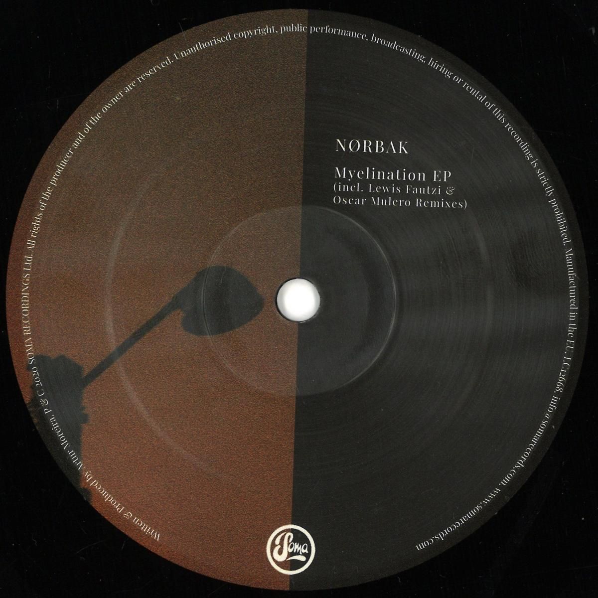 Nørbak - Myelination | Soma Quality Recordings (SOMA599) Nørbak - Myelination | Soma Quality Recordings (SOMA599)