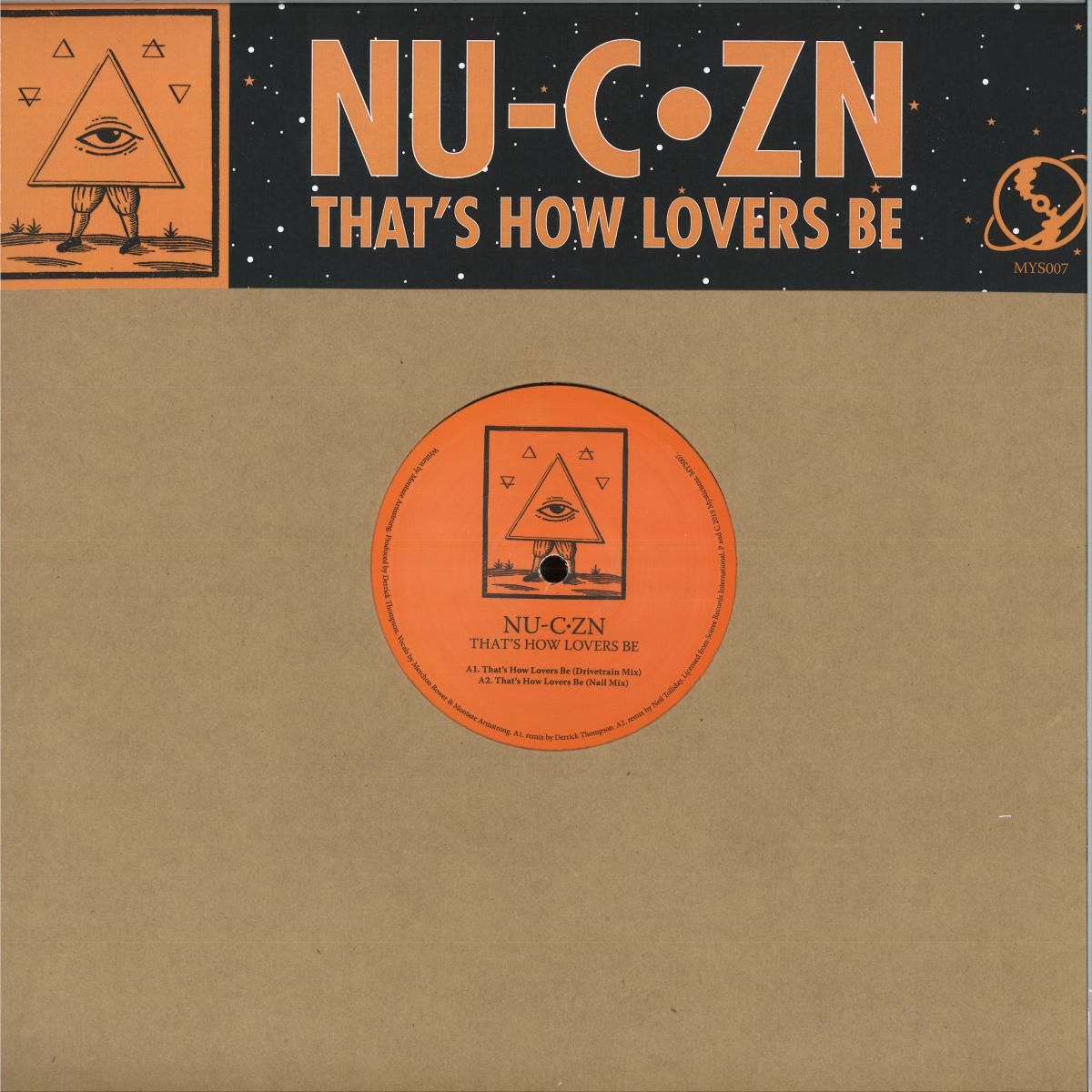 Nu-C·Zn - That's How Lovers Be | MYSTICISMS (MYS007)