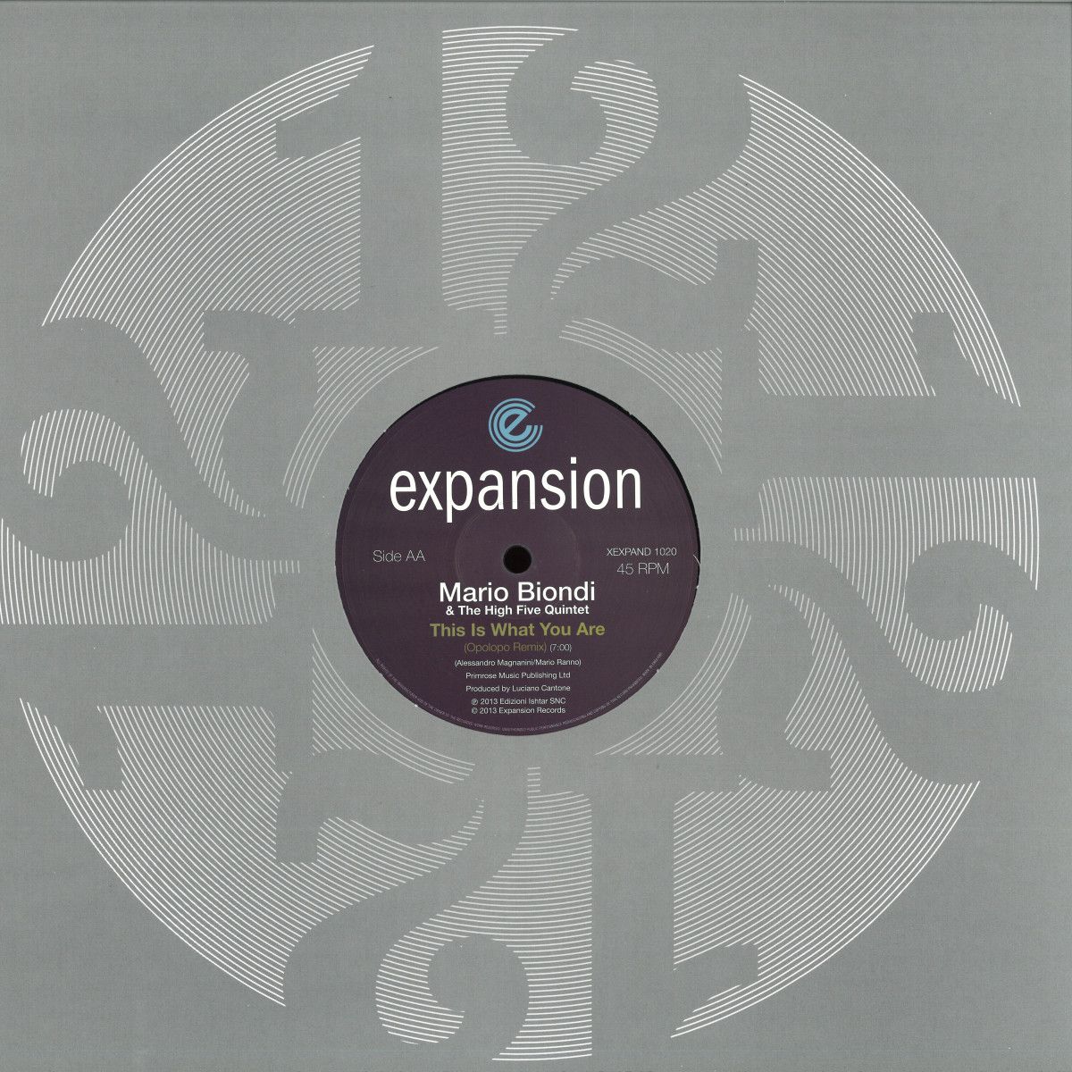 Mario Biondi  &  The High Five Quintet - This Is What You Are | Expansion (XEXPAND1020)