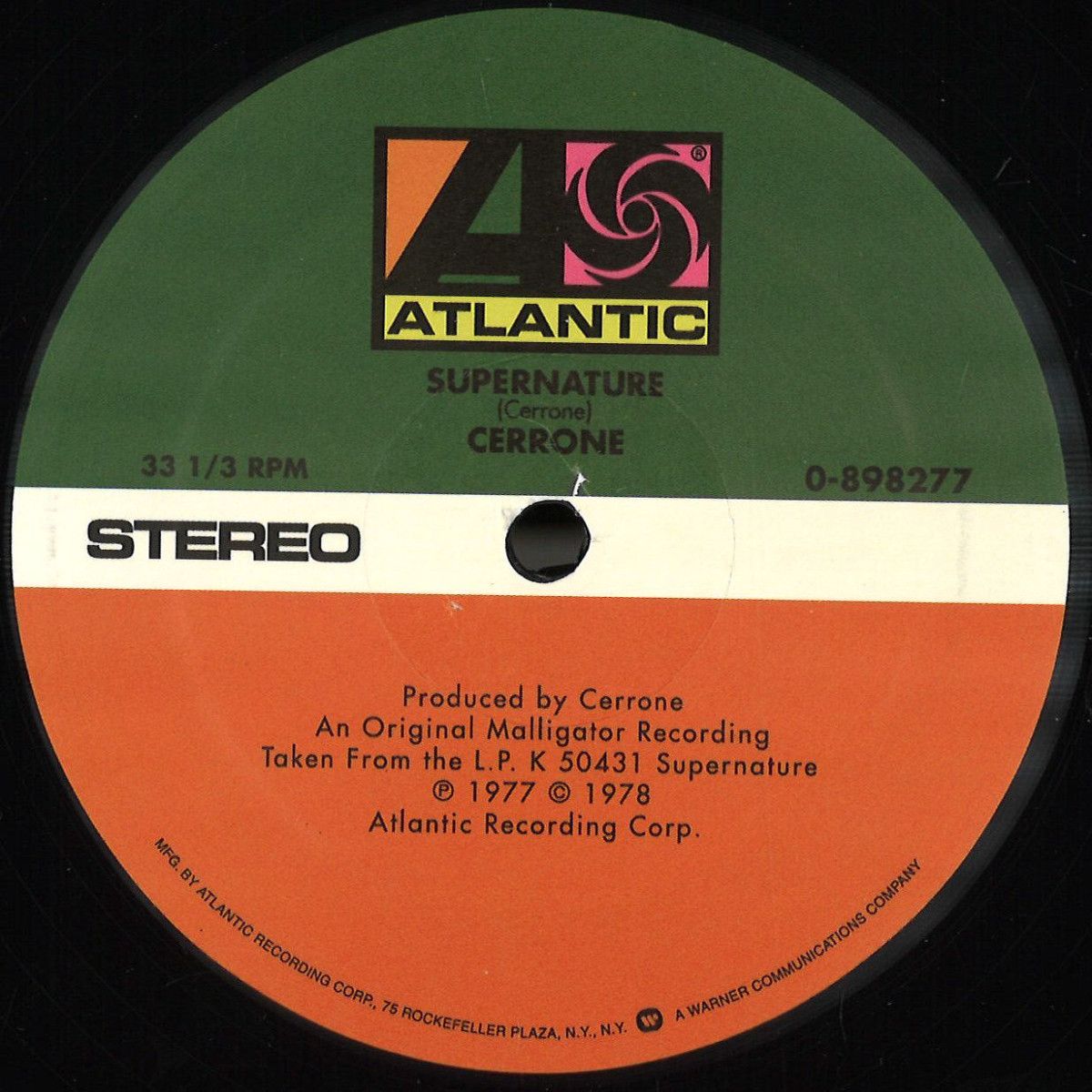 Cerrone - Supernature / Give Me Love | Atlantic (898277)