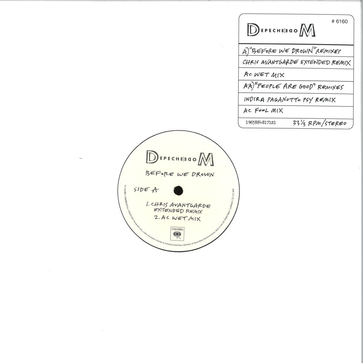 Depeche Mode - Before We Drown / People Are Good (Remixes) | Sony Music (19658848171) Depeche Mode - Before We Drown / People Are Good (Remixes) | Sony Music (19658848171)