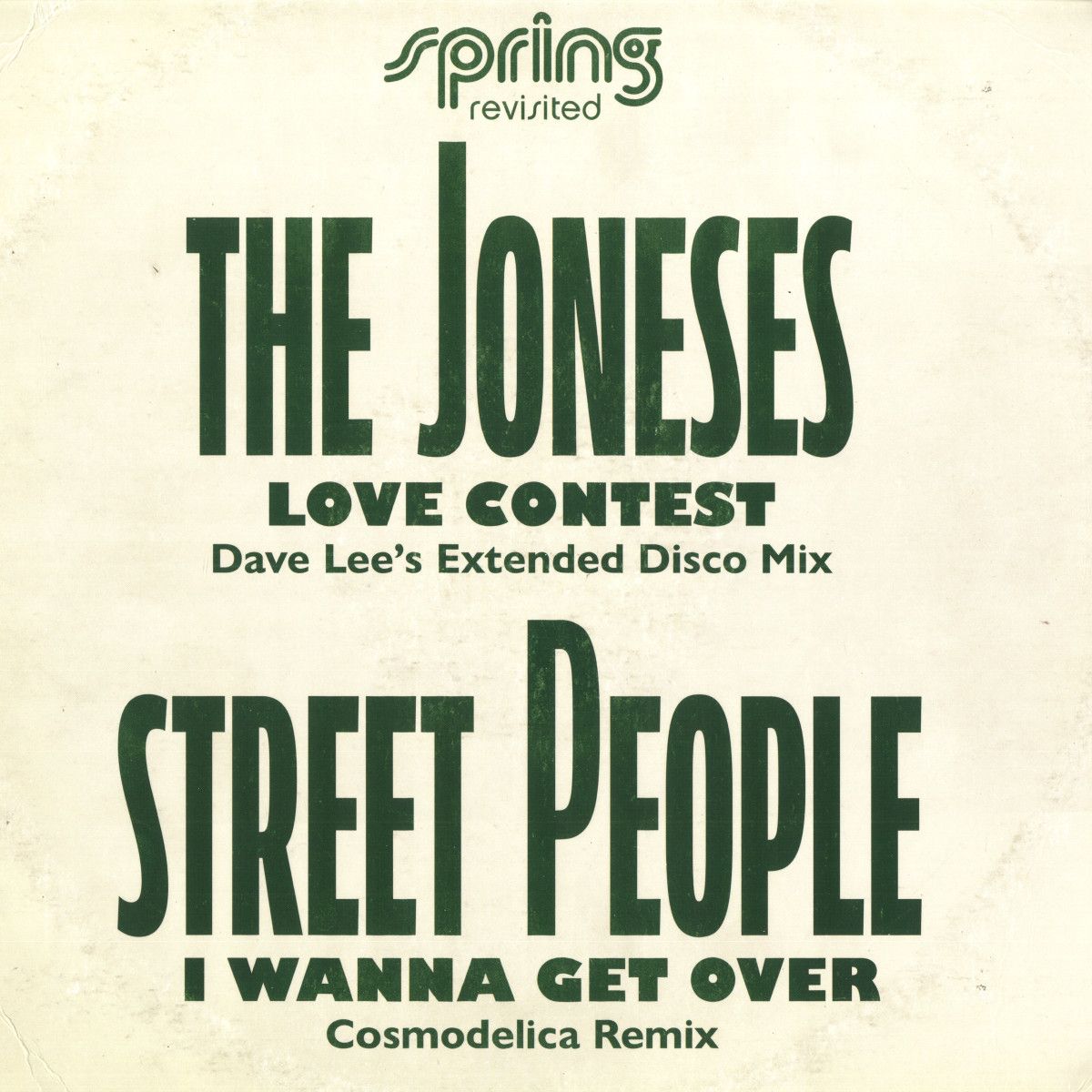 The Joneses & Street People - Love Contest/I Wanna Get Over | ACID JAZZ (AJX853T) The Joneses & Street People - Love Contest/I Wanna Get Over | ACID JAZZ (AJX853T)