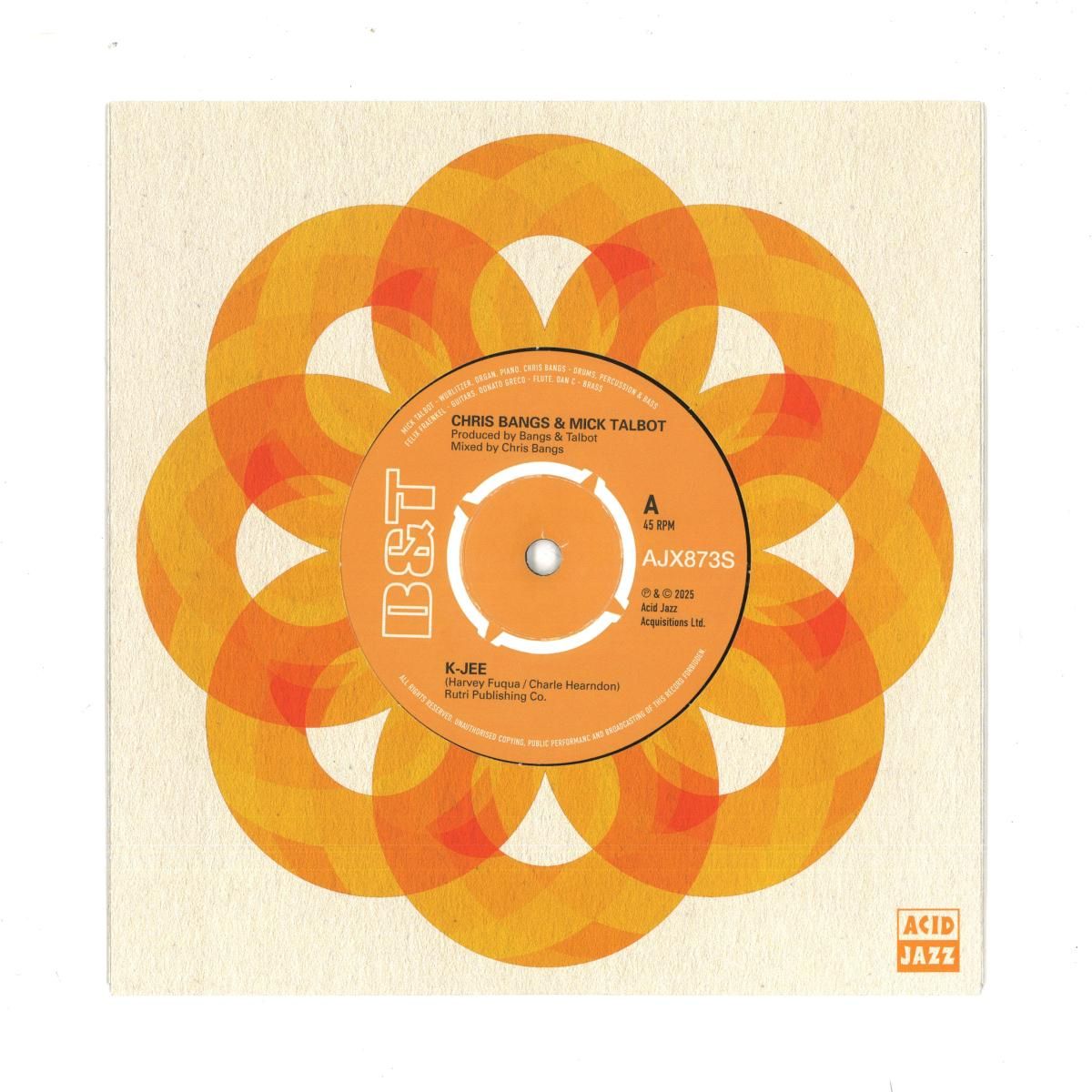 CHRIS BANGS & MICK TALBOT - K-JEE / RE-MICKS (7") | ACID JAZZ (AJX873S) CHRIS BANGS & MICK TALBOT - K-JEE / RE-MICKS (7") | ACID JAZZ (AJX873S)