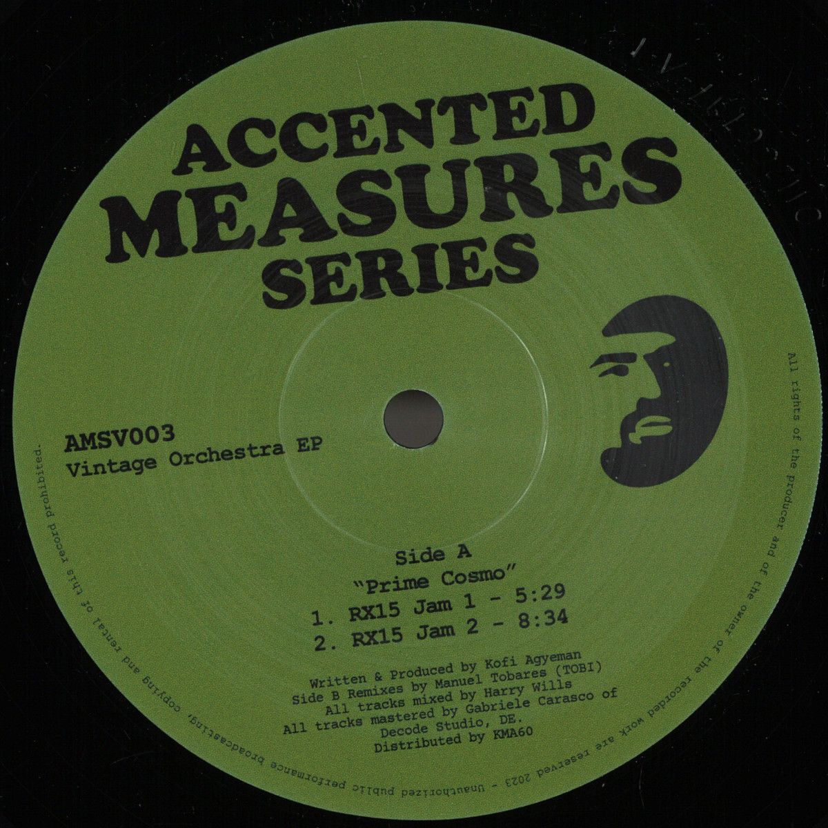 Prime Cosmo & Tobi - Vintage Orchestra EP | Accented Measures Series (AMSV003) Prime Cosmo & Tobi - Vintage Orchestra EP | Accented Measures Series (AMSV003)